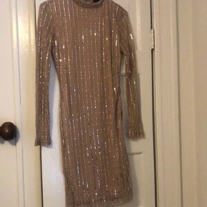 Light pink stretchy dress